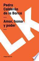 libro Amor, Honor Y Poder